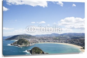 Lienzo Playa de la Concha